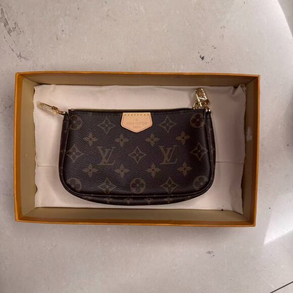 Louis Vuitton Dark Brown Monogram Belt Bag Set - Picture 4 of 10